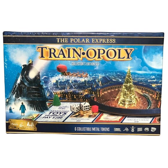 The Polar Express Train-opoly Collector's Edition Board Game - Picture 1 of 3